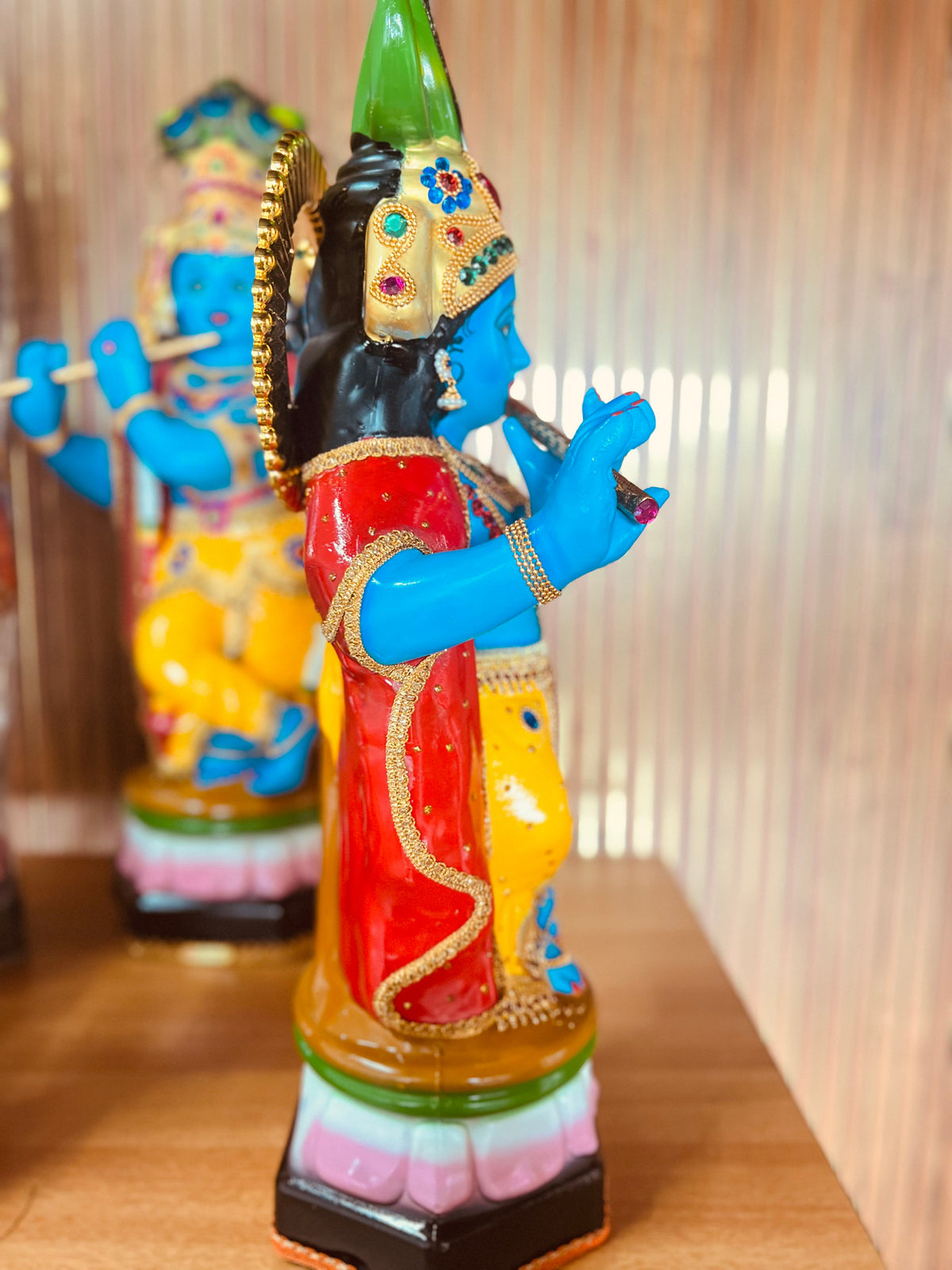 Krishna Idol – Handcrafted with Devotion | 12 to 33 Inch Spiritual Statue for Home & Pooja