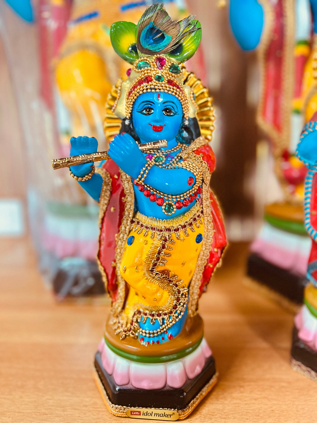 Krishna Idol – Handcrafted with Devotion | 12 to 33 Inch Spiritual Statue for Home & Pooja
