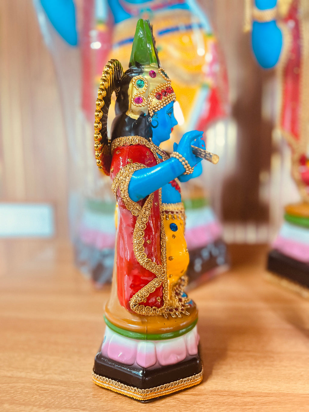 Krishna Idol – Handcrafted with Devotion | 12 to 33 Inch Spiritual Statue for Home & Pooja