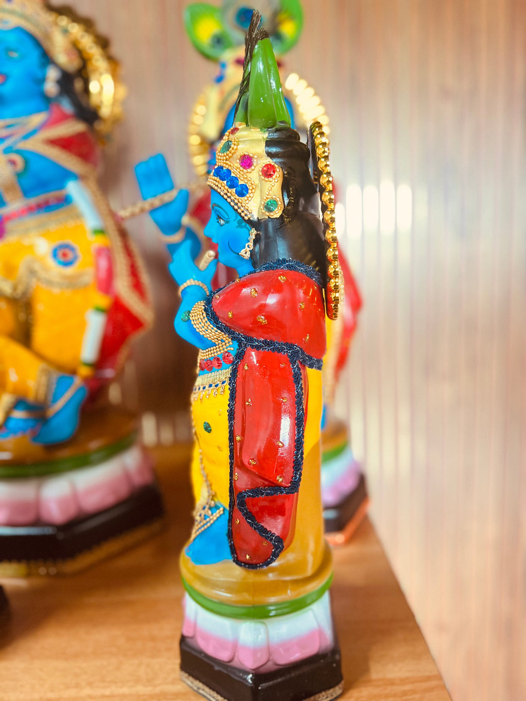 Krishna Idol – Handcrafted with Devotion | 12 to 33 Inch Spiritual Statue for Home & Pooja