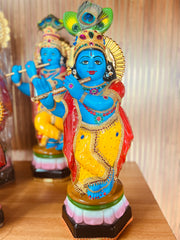 Krishna Idol – Handcrafted with Devotion | 12 to 33 Inch Spiritual Statue for Home & Pooja