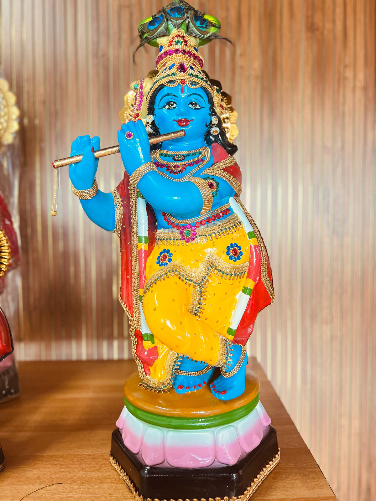 Krishna Idol – Handcrafted with Devotion | 12 to 33 Inch Spiritual Statue for Home & Pooja