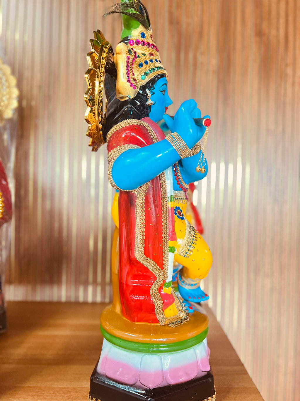 Krishna Idol – Handcrafted with Devotion | 12 to 33 Inch Spiritual Statue for Home & Pooja