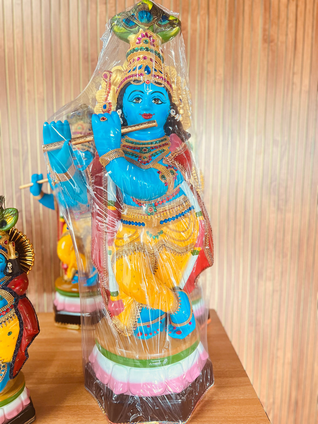Krishna Idol – Handcrafted with Devotion | 12 to 33 Inch Spiritual Statue for Home & Pooja