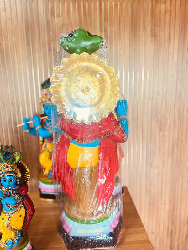 Krishna Idol – Handcrafted with Devotion | 12 to 33 Inch Spiritual Statue for Home & Pooja