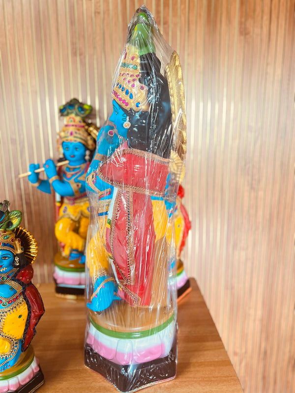 Krishna Idol – Handcrafted with Devotion | 12 to 33 Inch Spiritual Statue for Home & Pooja