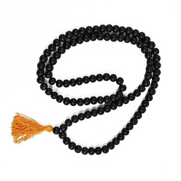 Krishnapath Karungali Malai Original – Karungali Mala 108 Beads – Black Ebony Wood Japa Mala for Meditation, Healing & Protection – Spiritual Mala for Men & Women Main image