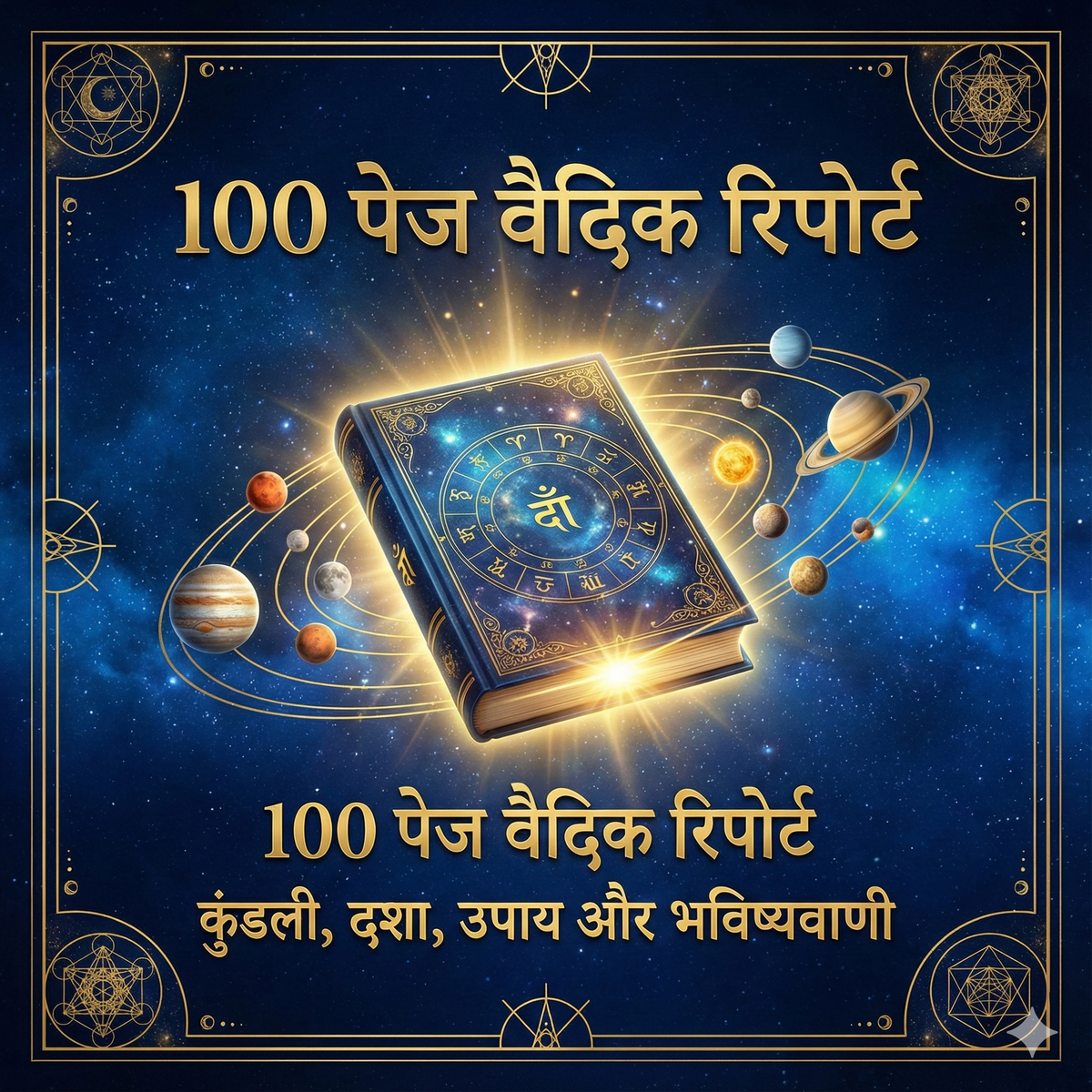 Personalized Vedic Horoscope Report | Custom Kundli Analysis | Birth Chart Reading | Love, Career, Health & Life Predictions | Hand Book| Date, Time & Place Required